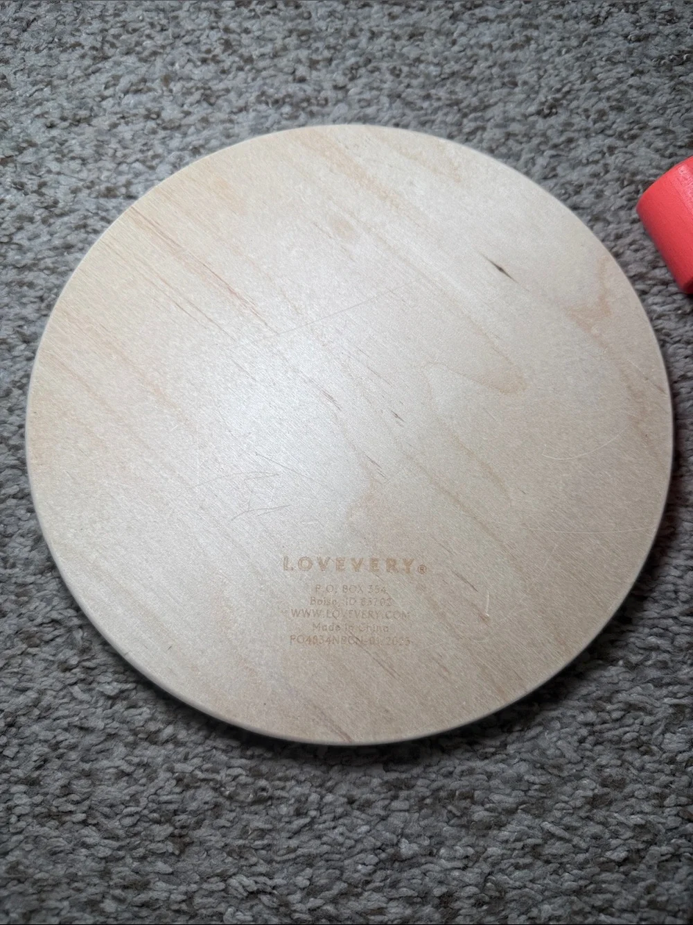 Lovevery Montessori Wooden Stacking Peg Board